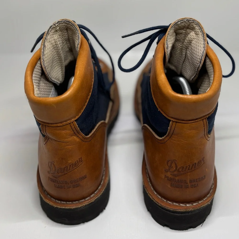 Danner Light Cascade Boots Men’s 10.5 EE USA Made Leather Canvas Hiking  31543